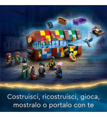 Lego Harry Potter - Il baule magico di Hogwarts - Lego 76399 con Stemmi Case, Cappello Parlante e Gufo  ANNI 8+