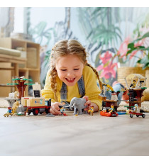 Lego City - Accampamento di soccorso animale - Lego 60307 con tantissimi animali, veicoli e personaggi d’ispirazione ANNI 6+