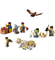 Lego City - Accampamento di soccorso animale - Lego 60307 con tantissimi animali, veicoli e personaggi d’ispirazione ANNI 6+