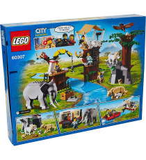 Lego City - Accampamento di soccorso animale - Lego 60307 con tantissimi animali, veicoli e personaggi d’ispirazione ANNI 6+