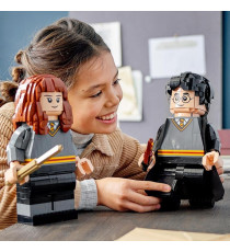 Lego Harry Potter - Harry Potter ed Hermione Granger - Lego 76393  modelli alti 26 cm ANNI 10+