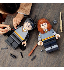 Lego Harry Potter - Harry Potter ed Hermione Granger - Lego 76393  modelli alti 26 cm ANNI 10+