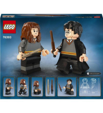 Lego Harry Potter - Harry Potter ed Hermione Granger - Lego 76393  modelli alti 26 cm ANNI 10+
