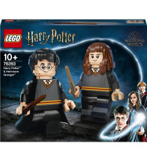 Lego Harry Potter - Harry Potter ed Hermione Granger - Lego 76393  modelli alti 26 cm ANNI 10+