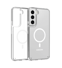 CUSTODIA SILICONE TRASPARENTE PER SAMSUNG GALAXY S21Ultra SLIM MAG-SAFE MAGNETIC MORBIDA IN TPU RESISTENTE - COVER ANTIGRAFFIO CUSTODIA SILICONE TRASPARENTE PER SAMSUNG GALAXY S21Ultra SLIM MAG-SAFE MAGNETIC MORBIDA IN TPU RESISTENTE - COVER ANTIGRAFFIO