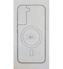 CUSTODIA SILICONE TRASPARENTE PER SAMSUNG GALAXY S21+ SLIM MAG-SAFE MAGNETIC MORBIDA IN TPU RESISTENTE - COVER ANTIGRAFFIO