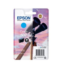 Originale T502 ciano C13T02V24010 Cartuccia per Epson Workforce 2860,2865,Expression Home XP-5100,5105 capacità 165 pagine 3.3ml