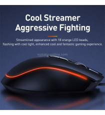 Mouse Gaming Baseus GM01 sensore ottico - 9 pulsanti programmabili - fino a 6400dpi -  cavo in nylon da 2mt - per Windows e Mac Mouse Gaming Baseus GM01 sensore ottico - 9 pulsanti programmabili - fino a 6400dpi -  cavo in nylon da 2mt - per Windows e Mac