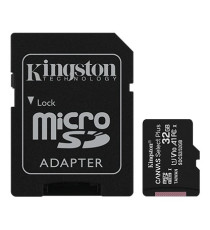 MICRO SDHC 32GB CLASSE 10 SDCS2/32GB UHS-I KINGSTON CANVAS SELCET PLUS - MICROSD 32GB 100MBs CON ADATTATORE MICRO SDHC 32GB CLASSE 10 SDCS2/32GB UHS-I KINGSTON CANVAS SELCET PLUS - MICROSD 32GB 100MBs CON ADATTATORE