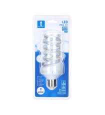 Lampadina led a spirale B5 20W E27 2070 LUMEN 6500K luce fredda D61H160mm illuminazione a 360 gradi equivale 129W incandescenza