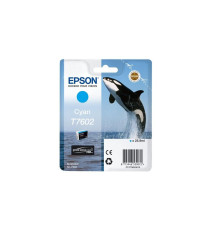 Epson T7602 ciano C13T76024010 cartuccia originale Orca per Epson SureColor SC-P600 capacità 25.9ml Epson T7602 ciano C13T76024010 cartuccia originale Orca per Epson SureColor SC-P600 capacità 25.9ml