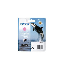 Epson T7606 light magenta C13T76064010 cartuccia originale Orca per Epson SureColor SC-P600 capacità 25.9ml Epson T7606 light magenta C13T76064010 cartuccia originale Orca per Epson SureColor SC-P600 capacità 25.9ml