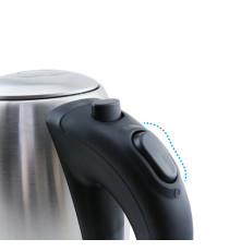 Bollitore elettrico in acciaio INOX Argento - 2200W - capacità 1,7 LITRI - Tempo bollitura rapido - Certificato Aigostar Bollitore elettrico in acciaio INOX Argento - 2200W - capacità 1,7 LITRI - Tempo bollitura rapido - Certificato Aigostar