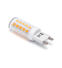 Lampadina Led G9 3.4W 380 lumen 3000K luce calda gialla W16.5H50mm angolo 360 gradi Equivalenza incandescente 35W Aigostar Lampadina Led G9 3.4W 380 lumen 3000K luce calda gialla W16.5H50mm angolo 360 gradi Equivalenza incandescente 35W Aigostar