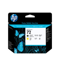 Testina di stampa HP 72 C9384A nero opaco e giallo originale per HP Designjet T1100,T1200,T1300,T2300 72 Hp Printhead