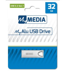 Pendrive 32GB USB MyMedia My Alu 3.2 69276 pendrive in metallo da 32 gb Connessione SuperFast USB 3.2 Gen 1