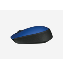 Mouse Logitech WL M171 wireless 2,4 GHz blue/nero 910-004640 - uso ambidestro - 2 tasti + rotella - 1000dpi 3,5x6,1x9,7cm Mouse Logitech WL M171 wireless 2,4 GHz blue/nero 910-004640 - uso ambidestro - 2 tasti + rotella - 1000dpi 3,5x6,1x9,7cm