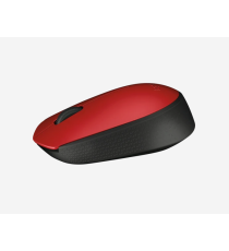 Mouse Logitech WL M171 wireless 2,4 GHz rosso/nero 910-004641 - uso ambidestro - 2 tasti + rotella - 1000dpi 3,5x6,1x9,7cm Mouse Logitech WL M171 wireless 2,4 GHz rosso/nero 910-004641 - uso ambidestro - 2 tasti + rotella - 1000dpi 3,5x6,1x9,7cm