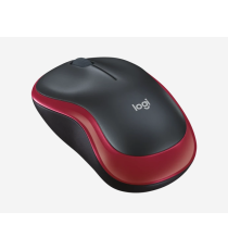 Mouse Logitech WL M185 wireless 2,4 GHz nero/rosso 910-002240 - uso ambidestro - 2 tasti + rotella - 1000dpi 3,9x6x9,9cm Mouse Logitech WL M185 wireless 2,4 GHz nero/rosso 910-002240 - uso ambidestro - 2 tasti + rotella - 1000dpi 3,9x6x9,9cm