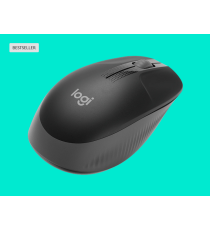 Mouse Logitech WL M190 full-size wireless 2,4 GHz nero/carbone 910-005905 ambidestro 2 tasti + rotella - 1000dpi 4x6,6x11,5cm Mouse Logitech WL M190 full-size wireless 2,4 GHz nero/carbone 910-005905 ambidestro 2 tasti + rotella - 1000dpi 4x6,6x11,5cm