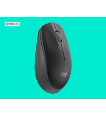 Mouse Logitech WL M190 full-size wireless 2,4 GHz nero/carbone 910-005905 ambidestro 2 tasti + rotella - 1000dpi 4x6,6x11,5cm Mouse Logitech WL M190 full-size wireless 2,4 GHz nero/carbone 910-005905 ambidestro 2 tasti + rotella - 1000dpi 4x6,6x11,5cm