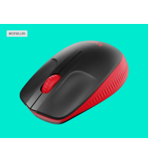 Mouse Logitech WL M190 full-size wireless 2,4 GHz nero/rosso 910-005908 ambidestro 2 tasti + rotella - 1000dpi 4x6,6x11,5cm Mouse Logitech WL M190 full-size wireless 2,4 GHz nero/rosso 910-005908 ambidestro 2 tasti + rotella - 1000dpi 4x6,6x11,5cm