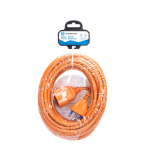 Prolunga elettrica 10 metri arancione -max 3680w- spina 16A 250V -presa P40 Schuko- fili in rame resistente di altissima qualità Prolunga elettrica 10 metri arancione -max 3680w- spina 16A 250V -presa P40 Schuko- fili in rame resistente di altissima qualità