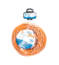 Prolunga elettrica 15 metri arancione -max 3680w- spina 16A 250V -presa P40 Schuko- fili in rame resistente di altissima qualità Prolunga elettrica 15 metri arancione -max 3680w- spina 16A 250V -presa P40 Schuko- fili in rame resistente di altissima qualità