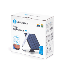 Lampada plafoniera solare led tubo a sospensione 50W 500 lumen 3000K/4000K/6500K calda,fredda,naturale IP65 con telecomando