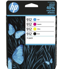 Pack originale HP 6ZC74AE 912 BK-C-M-Y 4 cartucce originali per HP OFFICEJET 8012,8014,8015, PRO 8022,8024,8025,8035
