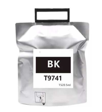 Cartuccia T9741 nero pigmentato C13T974100 compatibile per Epson WorkForce WF-C860,C869 capacità 1520,5ml 86.000 pagine