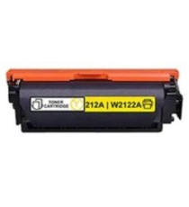 Toner W2122A giallo compatibile 212A con chip per Hp Color LaserJet Enterprise M578,M55,M554,M555 capacità 4.500 pagine