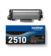 Brother TN-2510 nero toner originale per Brother MFC-L2800,L2835,L2860,DCP-L2660,HL-L2445 TN2510 capacità 1.200 pagine