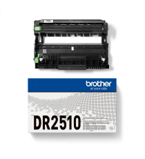 Brother DR-2510 drum tamburo originale per Brother MFC-L2800,L2835,L2860,DCP-L2660,HL-L2445 DR2510 capacità 15.000 pagine