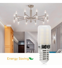 Lampadina Led T18 3.5W E14 300 lumen 3000K luce calda gialla misura L51W18H18mm - ideale per frigo,cappa - luce refrigeratore