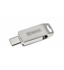 Pendrive dual 16GB USB MyMedia My Dual 3.2 69268 Chiavetta in metallo 2 in 1 - USB Tipo-C e USB Tipo-A USB 3.2 Gen 1 Pendrive dual 16GB USB MyMedia My Dual 3.2 69268 Chiavetta in metallo 2 in 1 - USB Tipo-C e USB Tipo-A USB 3.2 Gen 1