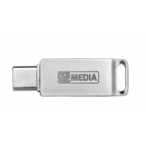 Pendrive dual 32GB USB MyMedia My Dual 3.2 69269 Chiavetta in metallo 2 in 1 - USB Tipo-C e USB Tipo-A USB 3.2 Gen 1 Pendrive dual 32GB USB MyMedia My Dual 3.2 69269 Chiavetta in metallo 2 in 1 - USB Tipo-C e USB Tipo-A USB 3.2 Gen 1