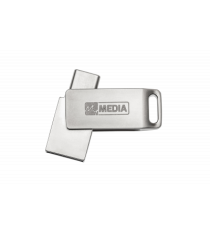 Pendrive dual 32GB USB MyMedia My Dual 3.2 69269 Chiavetta in metallo 2 in 1 - USB Tipo-C e USB Tipo-A USB 3.2 Gen 1 Pendrive dual 32GB USB MyMedia My Dual 3.2 69269 Chiavetta in metallo 2 in 1 - USB Tipo-C e USB Tipo-A USB 3.2 Gen 1