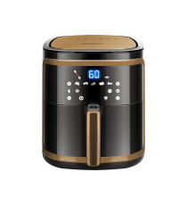 Friggitrice ad aria 7 litri - WI-FI SMART- 1900W - Touch screen led - in acciaio inox - timer e controllo temperatura Aigostar