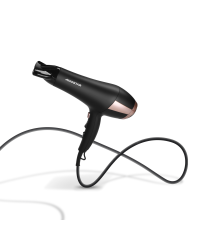 Asciugacapelli agli ioni nero e rosa 2000-2400W - phon 2 velocità e 3 regolazioni di calore L249xW99xH286mm certificato Aigostar Asciugacapelli agli ioni nero e rosa 2000-2400W - phon 2 velocità e 3 regolazioni di calore L249xW99xH286mm certificato Aigostar