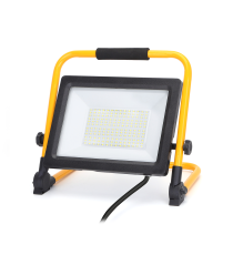 Faro led portatile 100W 8800 lumen 6500K luce fredda IP44 con supporto - misura L340xW315xH275mm - orientabile a 360 gradi Faro led portatile 100W 8800 lumen 6500K luce fredda IP44 con supporto - misura L340xW315xH275mm - orientabile a 360 gradi