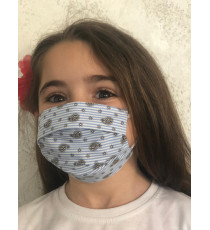 MASCHERINA PER BAMBINI - PALLINI - MOD.6 IN 100% COTONE OEKO-TEX ANALLERGICO LAVABILE A 60 GRADI - MADE IN ITALY MASCHERINA PER BAMBINI - PALLINI - MOD.6 IN 100% COTONE OEKO-TEX ANALLERGICO LAVABILE A 60 GRADI - MADE IN ITALY
