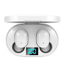 Coppia auricolari E6S white generico bianco con display led Earphone Bluetooth V5.2 WI-FI cuffie TWS alta qualità iOS ANDROID Coppia auricolari E6S white generico bianco con display led Earphone Bluetooth V5.2 WI-FI cuffie TWS alta qualità iOS ANDROID
