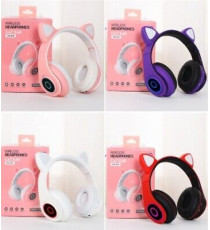 Cuffie Wireless B39M gatto white - Bluetooth headphones 5.0 - luci led rgb - ingresso memory - pieghevoli e richiudibili! Cuffie Wireless B39M gatto white - Bluetooth headphones 5.0 - luci led rgb - ingresso memory - pieghevoli e richiudibili!