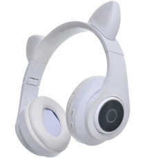 Cuffie Wireless B39M gatto white - Bluetooth headphones 5.0 - luci led rgb - ingresso memory - pieghevoli e richiudibili! Cuffie Wireless B39M gatto white - Bluetooth headphones 5.0 - luci led rgb - ingresso memory - pieghevoli e richiudibili!