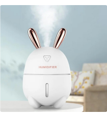 Umidificatore Rabbit K9 rosa capacità 300ml - Diffusore di aromi, essenze, oli - mini - ultra silenzioso - luci rilassanti Umidificatore Rabbit K9 rosa capacità 300ml - Diffusore di aromi, essenze, oli - mini - ultra silenzioso - luci rilassanti