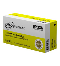 Epson PJIC7Y giallo PJIC5 C13S020451 C13S020692 cartuccia originale per Epson Discproducer PP 100,PP 50 capacità  31.3ml