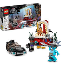 Lego Marvel - La stanza del trono di Re Namor - Lego 76213 Set dal Film Black Panther con Sottomarino e 3 Minifigure ANNI 7+ Lego Marvel - La stanza del trono di Re Namor - Lego 76213 Set dal Film Black Panther con Sottomarino e 3 Minifigure ANNI 7+