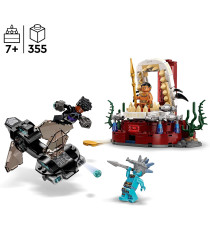 Lego Marvel - La stanza del trono di Re Namor - Lego 76213 Set dal Film Black Panther con Sottomarino e 3 Minifigure ANNI 7+ Lego Marvel - La stanza del trono di Re Namor - Lego 76213 Set dal Film Black Panther con Sottomarino e 3 Minifigure ANNI 7+
