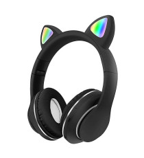 Cuffie Wireless B39M gatto black - Bluetooth headphones 5.0 - luci led rgb - ingresso memory - pieghevoli e richiudibili! Cuffie Wireless B39M gatto black - Bluetooth headphones 5.0 - luci led rgb - ingresso memory - pieghevoli e richiudibili!